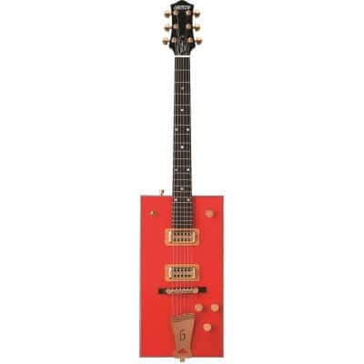 GRETSCH GUITARS G6138 BO DIDDLEY, "G" CUTOUT TAILPIECE EBO, FIREBIRD RED