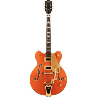 GRETSCH GUITARS G5422TG ELECTROMATIC CLASSIC HOLLOW BODY DOUBLE-CUT WITH BIGSBY AND GOLD HARDWARE LRL ORANGE STAIN