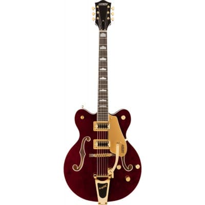 GRETSCH GUITARS G5422TG ELECTROMATIC CLASSIC HOLLOW BODY DOUBLE-CUT WITH BIGSBY AND GOLD HARDWARE LRL WALNUT STAIN