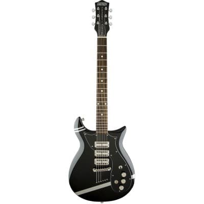 GRETSCH GUITARS G5135CVT-PS PATRICK STUMP ELECTROMATIC "STUMP-O-MATIC" CVT, BLACK WITH PEWTER STRIPES