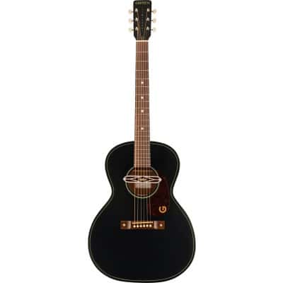 GRETSCH GUITARS JIM DANDY DELTOLUXE CONCERT, WN, BLACK TOP