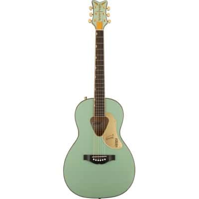 GRETSCH GUITARS G5021E RANCHER PENGUIN PARLOR ACOUSTIC-ELECTRIC MINT METALLIC