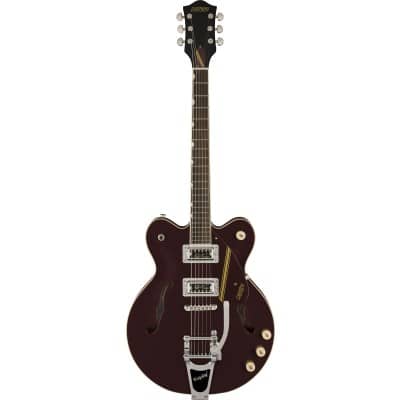 G2604T LTD STREAMLINER RALLY II CENTER BLOCK WITH BIGSBY IL TWO-TONE OXBLOOD-WALNUT STAIN