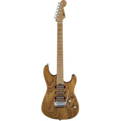 CHARVEL GUTHRIE GOVAN SIGNATURE HSH CARAMELIZED ASH, CARAMELIZED FLAME MN, NATURAL