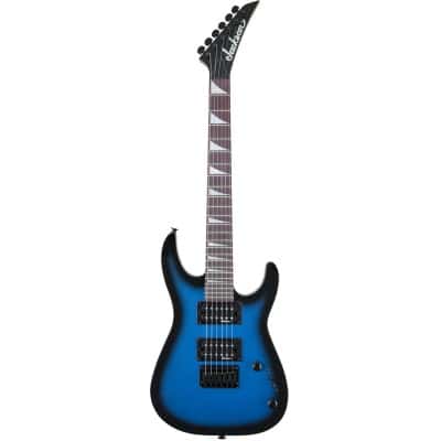 JS DINKY MINION JS1X, AMARANTH FINGERBOARD, METALLIC BLUE BURST