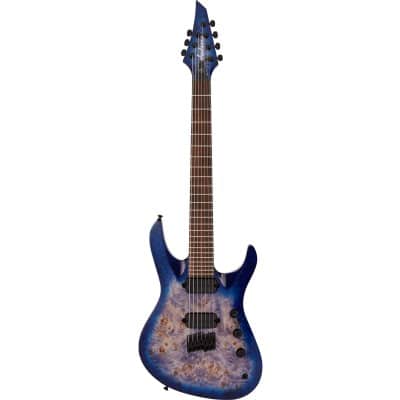 JACKSON GUITARS PRO SERIES SIGNATURE CHRIS BRODERICK SOLOIST HT7P LRL, TRANSPARENT BLUE