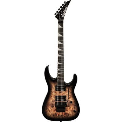 JS SERIES DINKY JS32 DKAP, AMARANTH FINGERBOARD, TRANSPARENT BLACK BURST