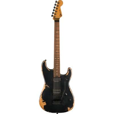 PRO-MOD RELIC SAN DIMAS STYLE 1 HH FR PF, PAU FERRO FINGERBOARD, WEATHERED BLACK