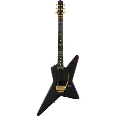 EVH LTD STAR EBO STEALTH BLACK WITH GOLD HARDWARE