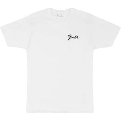 FENDER TRANSITION LOGO TEE, WHITE, L