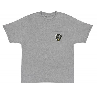 FENDER PICK PATCH POCKET TEE ATHLETIC GRAY M