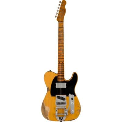 2021 CS LTD LTD CUNIFE BLACKGUARD TELE HEAVY RELIC AGED BUTTERSCOTCH BLONDE