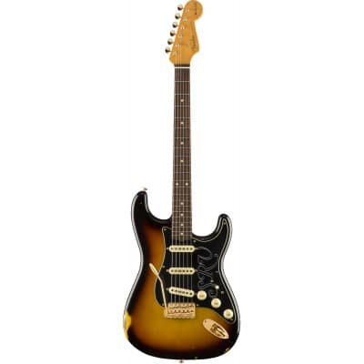 FENDER CUSTOM SHOP ARTIST 2023 STEVIE RAY VAUGHAN SIGNATURE STRATOCASTER RELIC 3-COLOR SUNBURST