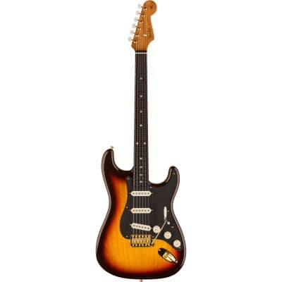 STRATOCASTER AMERICAN CUSTOM RW - NOS, CHOCOLATE 3-COLOR SUNBURST