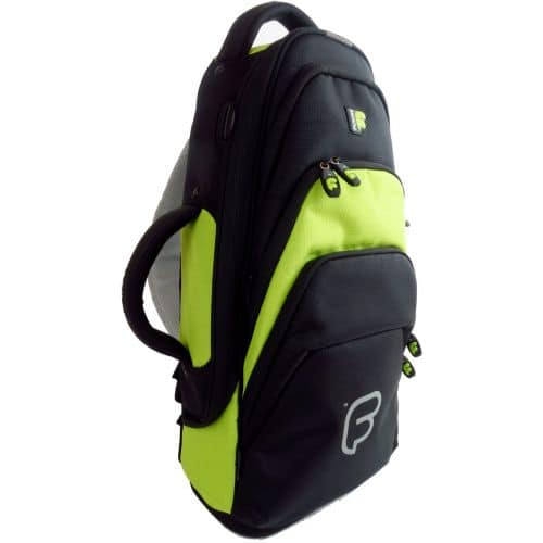 FUSION BAGS HOUSSE TROMPETTE PREMIUM BRASS NOIRE/VERT LIME PB-04-L