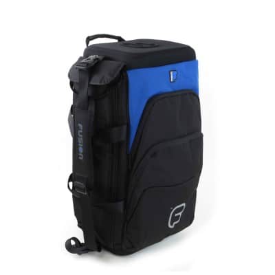 FUSION BAGS HOUSSE TRIPLE TROMPETTE URBAN BRASS NOIRE ET BLEUE UB-04-B 