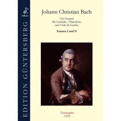 BACH J.C. - 4 SONATES POUR CLAVECIN and VIOLE DE GAMBE - SONATES I and II