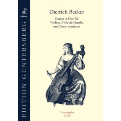 BECKER DIETRICH - SONATA A-DUR - VIOLON, VIOLE DE GAMBE & B.C