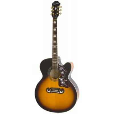 EPIPHONE J-200 EC STUDIO AE VINTAGE SUNBURST IBGCS