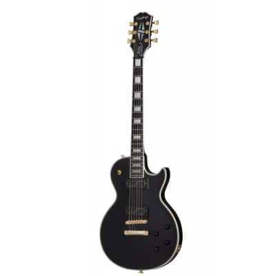 EPIPHONE LES PAUL CUSTOM ORIGINS MATT HEAFY + ETUI EBONY ARTIST IBG