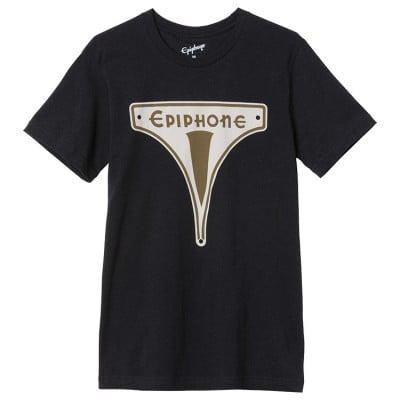 EPIPHONE LIFESTYLE EPIPHONE VINTAGE BADGE TEE BLACK MD