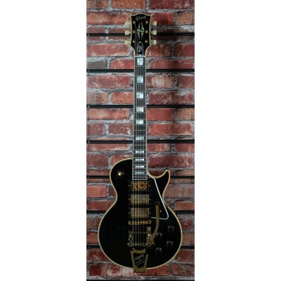 LES PAUL CUSTOM 1957 REISSUE 3-PICKUP BIGSBY LIGHT AGED EBONY CS MLC