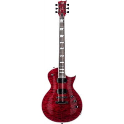 LTD GUITARS EC-1000QM FLUENCE SEE THRU BLACK CHERRY