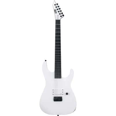 LTD GUITARS M ARCTIC METAL SNOW WHITE SATIN HIPSHOT