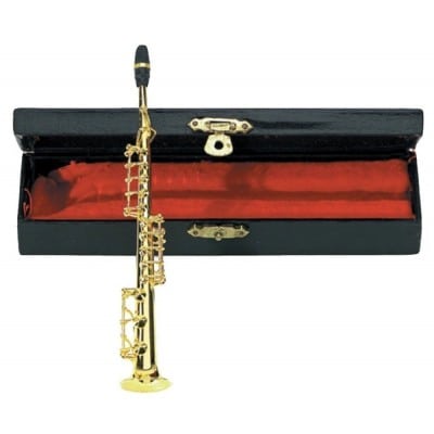 INSTRUMENT MINIATURE SAXOPHONE SOPRANO