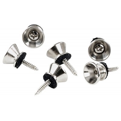 FIRE&STONE BOUTONS DE SANGLE 14 MM, NICKEL 