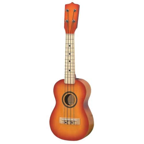 GEWA UKULL SOPRANO MODLE 1 SUNBURST JAUNE-ROUGE