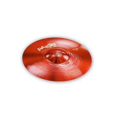 PAISTE CYMBALES SPLASH 900 SERIE COLOR SOUND RED 10"