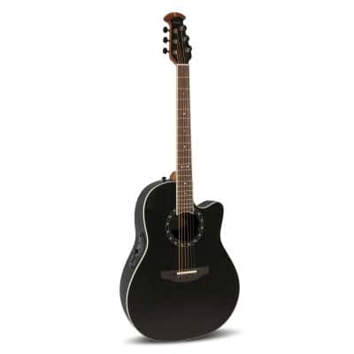 OVATION STANDARD BALLADEER DEEP CONTOUR CUTAWAY NOIR