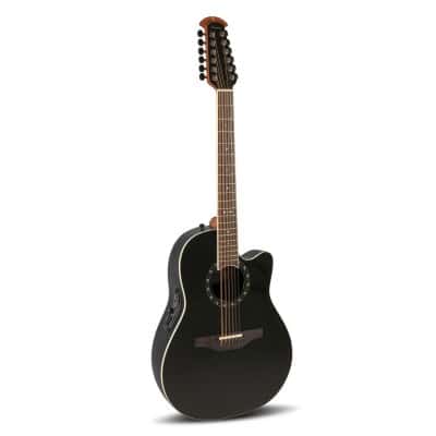 STANDARD BALLADEER DEEP CONTOUR CUTAWAY 12-STRING BLACK