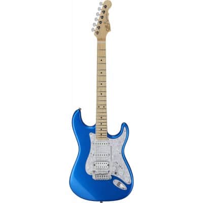 G&L FULLERTON DELUXE LEGACY HB ELECTRIC BLUE, TOUCHE ÉRABLE