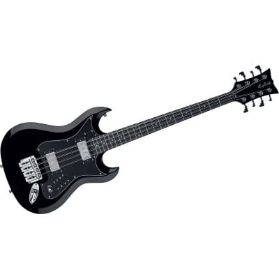 HAGSTROM BASSES ELECTRIQUES RETROSCAPE H8II NOIR BRILLANT