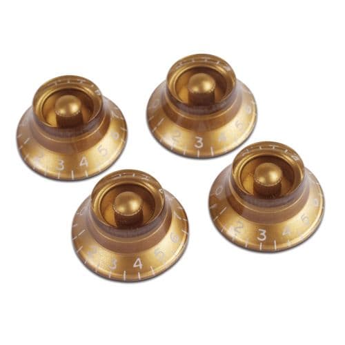 PIECES DETACHEES TOP HAT KNOBS GOLD 4 PACK