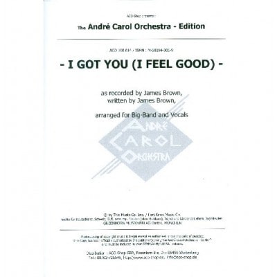 BROWN JAMES - I GOT YOU (I FEEL GOOD) - SCORE AND PARTS