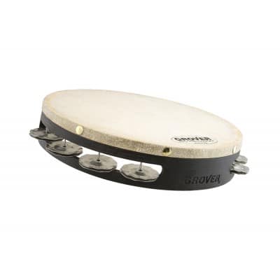 GROVER PRO PERCUSSION T1/SS - TAMBOUR DE BASQUE "SPANISH SILVER" 10" 