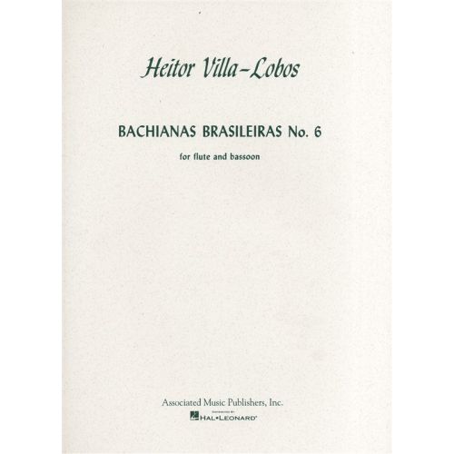  Heitor Villa-lobos - Bachianas Brasileiras No.6 Flt Boo - Flute