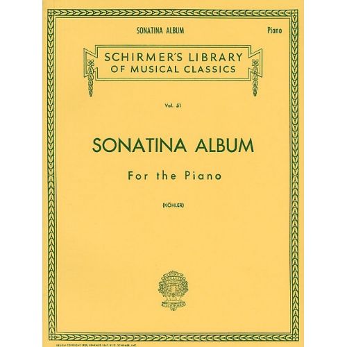  Sonatina Album For The - Piano Solo