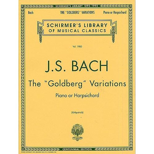  J.s. Bach The Goldberg Variations - Harpsichord