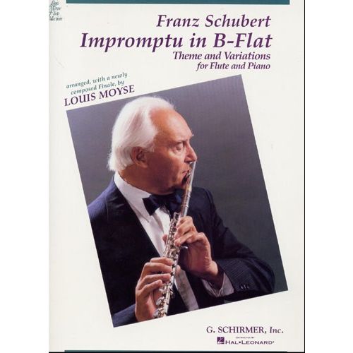  Franz Schubert - Impromptu In B Flat - Theme And Variations For Flute