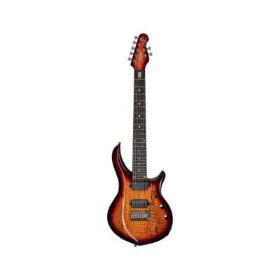 STERLING GUITARS JOHN PETRUCCI MAJESTY 7 CORDES BLOOD ORANGE BURST