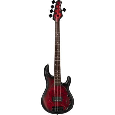 STERLING GUITARS RAY35PB DARK SCARLET BURST SATIN