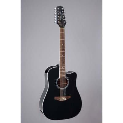 TAKAMINE GD38CE BLACK 12 CORDES + HOUSSE