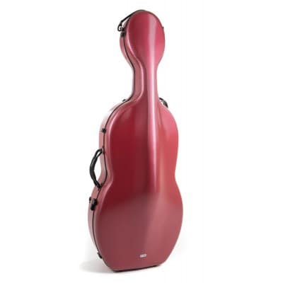 CELLO CASE POLYCARBONAT 4.6 4/4 RED ROLLY