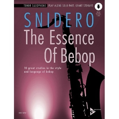 SNIDERO JIM - THE ESSENCE OF BEBOP - SAX TENOR + CD 