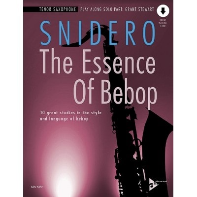 SNIDERO JIM - THE ESSENCE OF BEBOP - SAX TENOR + AUDIO EN LIGNE 