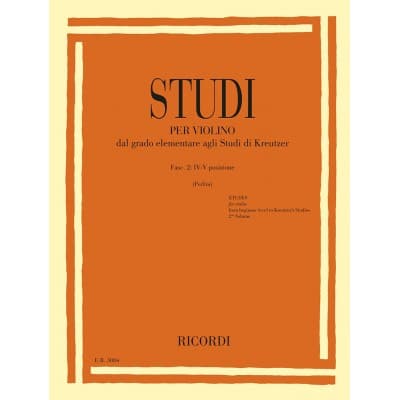 STUDI PER VIOLINO - FASC. II: IV-V POSIZIONE